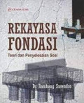 REKAYASA FONDASI : Teori Dan Penyelesaian Soal