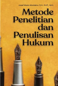 METODE PENELITIAN DAN PENULISAN HUKUM
